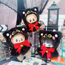 Load image into Gallery viewer, Halloween Bell Cape Mini Fashion Doll Clothes Cute Dolls Decoration Accessories For 17cm Labubu Doll and 10/15cm Cotton Doll
