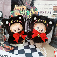 Load image into Gallery viewer, Halloween Bell Cape Mini Fashion Doll Clothes Cute Dolls Decoration Accessories For 17cm Labubu Doll and 10/15cm Cotton Doll
