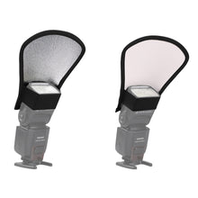 Load image into Gallery viewer, Universal 2-in-1 Flash Diffuser Softbox Photo Flash Light Silver/White Reflector Photography Accessories
