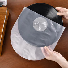 Load image into Gallery viewer, 50PCS 7/10/12 inch Vinyl Record Protecter LP Record Plastic Bags Anti-Static Record Sleeves Outer Inner Plastic Clear Cover Container
