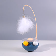Load image into Gallery viewer, 1Pc Cat Tumbler Toy with Ball Feather Catnip Cat Interactive Feather Toys Pet Bumbler Funny Toy Kitten Toys
