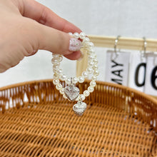 Load image into Gallery viewer, Cartoon Cute Plush Doll Necklace Love Pendant Pearl Chain Delicate Alloy Decoration Accessory For 13cm Master Dog Plush Doll
