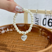 Load image into Gallery viewer, Cartoon Cute Plush Doll Necklace Love Pendant Pearl Chain Delicate Alloy Decoration Accessory For 13cm Master Dog Plush Doll
