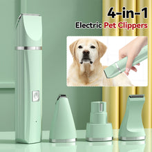 Load image into Gallery viewer, Pet Electric Push Clippers Foot Hair Trimmer Professional Care Supplies Dog Cat Claw Pedicure Artifact Rechargeable Shaver
