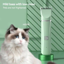 Load image into Gallery viewer, Pet Electric Push Clippers Foot Hair Trimmer Professional Care Supplies Dog Cat Claw Pedicure Artifact Rechargeable Shaver
