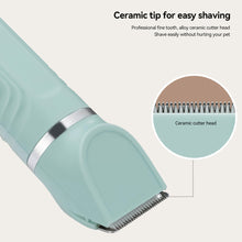 Load image into Gallery viewer, Pet Electric Push Clippers with Led Lights Foot Hair Trimmer Professional Care Supplies Dog Cat Claw Pedicure Artifact Rechargeable Shaver
