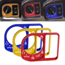 Load image into Gallery viewer, Aluminium Alloy Motorcycle Ignition Switch Cover Electric Lock Button Cover Protector For Honda PCX150 PCX125 ADV150
