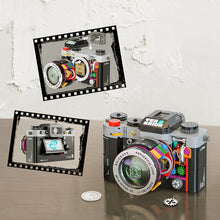 Load image into Gallery viewer, Retro camera Building Kit Construction Model Building Blocks Set, Collectible Gift Idea Building Set for Adults and Teen
