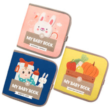 Load image into Gallery viewer, Soft Baby Book Montessori early education quiet cloth book Learning Toys for Babies 0-3 Years and Up Enlightenment Puzzle
