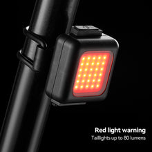 Load image into Gallery viewer, 130/80LM 150mAh Bicycle Front Rear Lamp Type-C USB Rechargeable Waterproof COB LED Warning Bike Cycling Light Cycling Accessories
