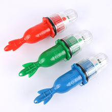 Load image into Gallery viewer, 1pc 20cm Double Flash Lamp Fishing Light Underwater Net Beacon Buoy Signal Light Indicator Light Lures Fish Finder Lamp Flashin
