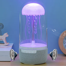 Load image into Gallery viewer, Creative Colorful Jellyfish Mood Lamp with Bluetooth Speaker 3D Surround 1800mAh Sports Jellyfish Speaker with Lights for Home Office
