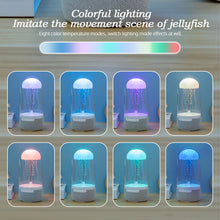 Load image into Gallery viewer, Creative Colorful Jellyfish Mood Lamp with Bluetooth Speaker 3D Surround 1800mAh Sports Jellyfish Speaker with Lights for Home Office
