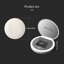 Load image into Gallery viewer, Portable Smart UV Sunscreen Test Mirror with Light 1000mah Rechargeable Vanity Mirror Beauty Sunscreen Makeup Pocket Size Traveling
