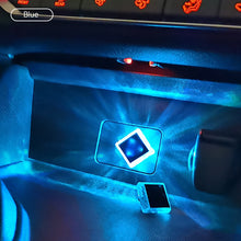 Load image into Gallery viewer, Car Interior USB Ambient Atmosphere Light LED Decorative Signal Lights Auto Reading Lamp Decorations Diamond Triangle
