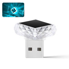 Load image into Gallery viewer, Car Interior USB Ambient Atmosphere Light LED Decorative Signal Lights Auto Reading Lamp Decorations Diamond Triangle
