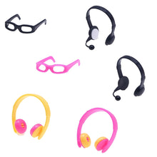 Load image into Gallery viewer, Dollhouse Color Glasses BJD Mini Simulation Earphones OB11 Sunglasses Prop Accessories Model
