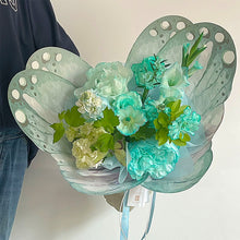 Load image into Gallery viewer, Colorful Butterfly Shaped Paper Wrapped in Flower Paper Kraft Paper Wind Paper Crystal Butterfly Waterproof OPP Film Packaging Paper

