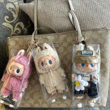 Load image into Gallery viewer, 15cm Transparent Pain Pack Pendant Protective Cover Doll Plush Dustproof Bag Hanging Bag
