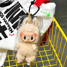 Load image into Gallery viewer, 15cm Transparent Pain Pack Pendant Protective Cover Doll Plush Dustproof Bag Hanging Bag
