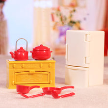 Load image into Gallery viewer, Playing House Toys Miniature Scenes Furniture Bedroom Decorations Small Kitchens Mini Dollhouses Doll Accessories
