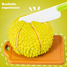 Load image into Gallery viewer, Children Fruit Cutting Toys Durian Pretend Play Dinette Simulation Fruit Food Sensory Games Educational Play House Kitchen Toys
