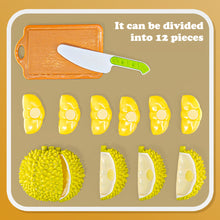 Load image into Gallery viewer, Children Fruit Cutting Toys Durian Pretend Play Dinette Simulation Fruit Food Sensory Games Educational Play House Kitchen Toys
