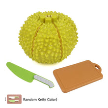 Load image into Gallery viewer, Children Fruit Cutting Toys Durian Pretend Play Dinette Simulation Fruit Food Sensory Games Educational Play House Kitchen Toys

