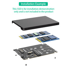 Load image into Gallery viewer, 1PC M.2-mSATA To SATA Solid State SSD To SATA External Disk Box 2-IN-1 Conversion Board External Box

