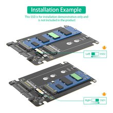Load image into Gallery viewer, 1PC M.2-mSATA To SATA Solid State SSD To SATA External Disk Box 2-IN-1 Conversion Board External Box
