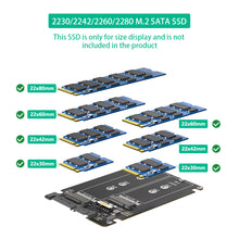 Load image into Gallery viewer, 1PC M.2-mSATA To SATA Solid State SSD To SATA External Disk Box 2-IN-1 Conversion Board External Box
