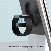 Load image into Gallery viewer, 15W 7-IN-1 Multifunctional Desk Lamp Wireless Charging Foldable Led Eye Protection Desk Lamp Mobile Charger With Alarm Clock
