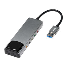 Load image into Gallery viewer, Multi-Function Aluminum Alloy USB External Fiber Optic Sound Card 5.1 Channel Movie TV Audio Plug And Play
