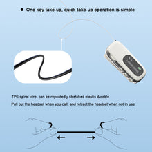 Load image into Gallery viewer, Clip-On Bluetooth Earphones Retractable Wireless Earphones With LCD Digital Display Ultra-Long Life Noise Cancelling Earphones

