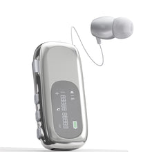 Load image into Gallery viewer, Clip-On Bluetooth Earphones Retractable Wireless Earphones With LCD Digital Display Ultra-Long Life Noise Cancelling Earphones
