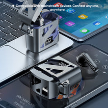 Load image into Gallery viewer, Mecha Style Wireless Bluetooth Headset With LED Digital Display Noise Cancelling Esports Sports Long Endurance Headphones
