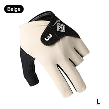 Load image into Gallery viewer, 1PC Fingerless Billiard Gloves For Left Hand Elastic Breathable Non-Slip Thin Snooker Gloves Self-Adhesive Cloth Fixed
