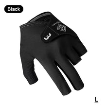Load image into Gallery viewer, 1PC Fingerless Billiard Gloves For Left Hand Elastic Breathable Non-Slip Thin Snooker Gloves Self-Adhesive Cloth Fixed
