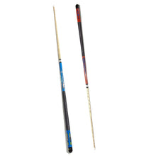 Load image into Gallery viewer, 1PC 146CM 1/2 Split Ash Billiard Cue 13MM Head Black 8 Pool Cue Wrap Grip Billiard Accessories
