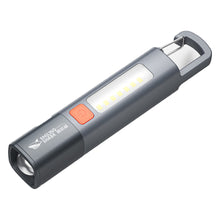 Load image into Gallery viewer, 1PC Multi-Function Telescopic Focus Long Range Flashlight COB Floodlight Side Camping Light With Hook Outdoor Portable Charging Bank
