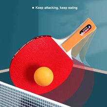 Load image into Gallery viewer, Table Tennis Racket Set Positive And Negative Particle Adhesive Beginner Training Equipment (2 Rackets +3 Balls)
