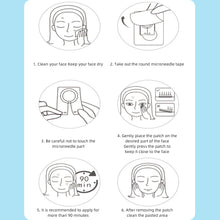 Load image into Gallery viewer, Soluble Microneedle Hydrocolloid Acne Patch Waterproof Invisible Breathable Acne Patch Available Day And Night Skin Care Repair Patch
