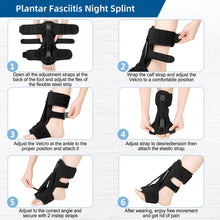 Load image into Gallery viewer, Foot Drop Orthosis Comfortable Adjustable Foot Recovery Fixation Brace Plantar Fasciitis Ankle Fixation Foot Support Care
