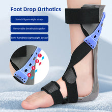 Load image into Gallery viewer, Comfortable Elastic Foot Drop Orthosis Adjustable Ankle Leg Fixation Brace Ankle Support Foot Orthotics Care Tool
