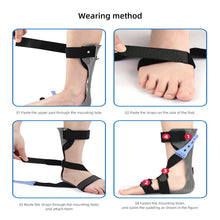 Load image into Gallery viewer, Comfortable Elastic Foot Drop Orthosis Adjustable Ankle Leg Fixation Brace Ankle Support Foot Orthotics Care Tool

