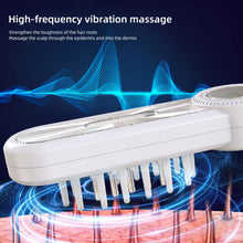 Load image into Gallery viewer, Scalp Massage Medicated Comb Red Blue Light Electric Massage Comb Hair Care Essence Applicator Electric Comb for Scalp Care
