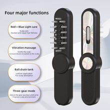 Load image into Gallery viewer, Scalp Massage Medicated Comb Red Blue Light Electric Massage Comb Hair Care Essence Applicator Electric Comb for Scalp Care
