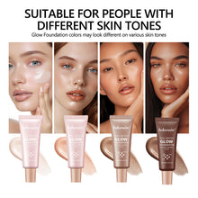 Load image into Gallery viewer, 4 Colors Glow Shiny Liquid Foundation Natural Long-lasting Facial Concealer Moisturizing Foundation Facial Body Makeup Cosmetics
