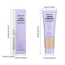 Load image into Gallery viewer, 5 Colors Tinted Moisturizer Waterproof Sweatproof Moisture Even Out Skin Tone Cover Blemishes Semi-matte Finish Facial Cream
