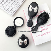 Load image into Gallery viewer, Cute Bowknot Airbag Comb Cartoon Mini Folding Portable Air Cushion Comb Massage Scalp Hairdressing Hair Comb Hair Styling Tool
